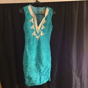 Blue and White Dress Size Small